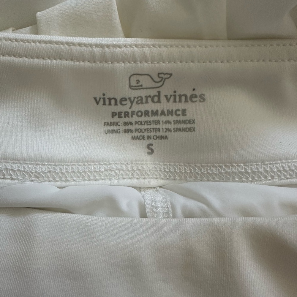 Vineyard Vines White Pleated Mini Skirt NWT size small cute - Picture 6 of 8